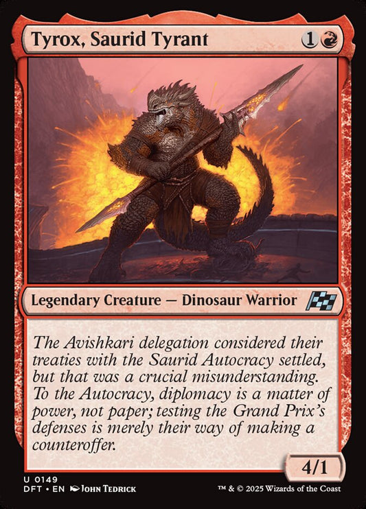Tyrox, Saurid Tyrant front