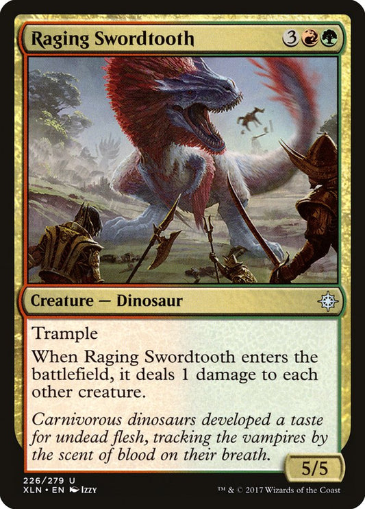 Raging Swordtooth front