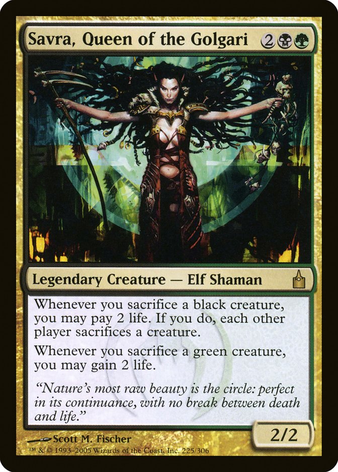 Savra, Queen of the Golgari front