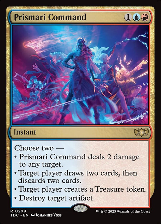 Prismari Command front