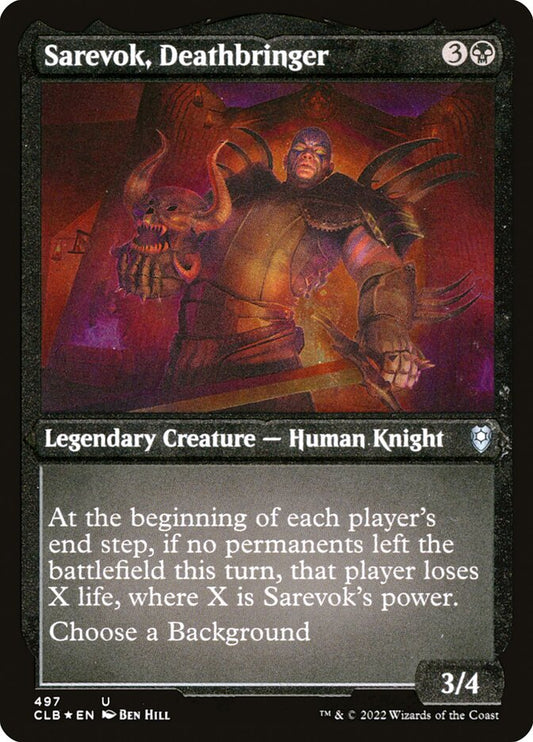Sarevok, Deathbringer front