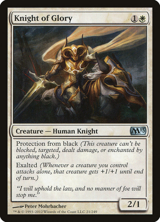 Knight of Glory front