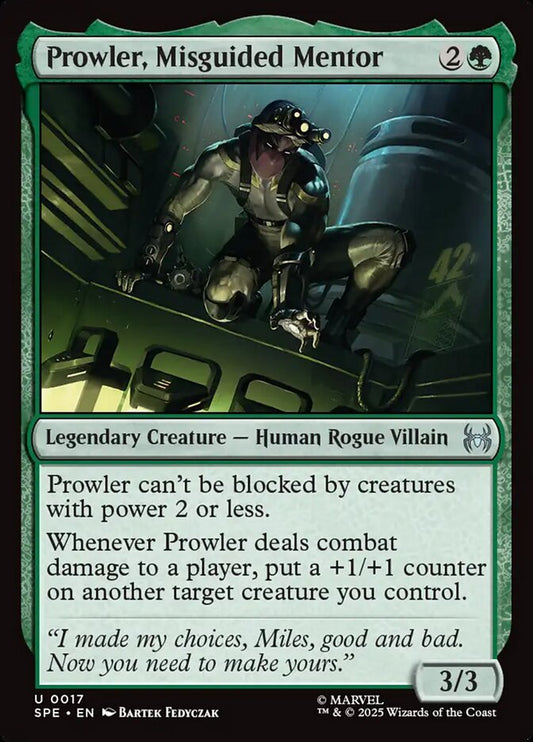 Prowler, Misguided Mentor front