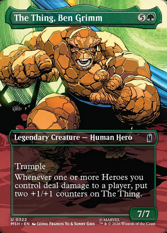 The Thing, Ben Grimm front