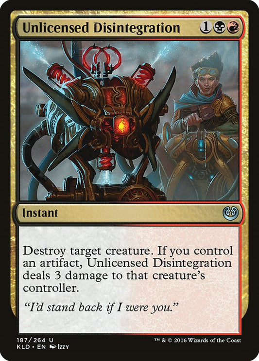 Unlicensed Disintegration front