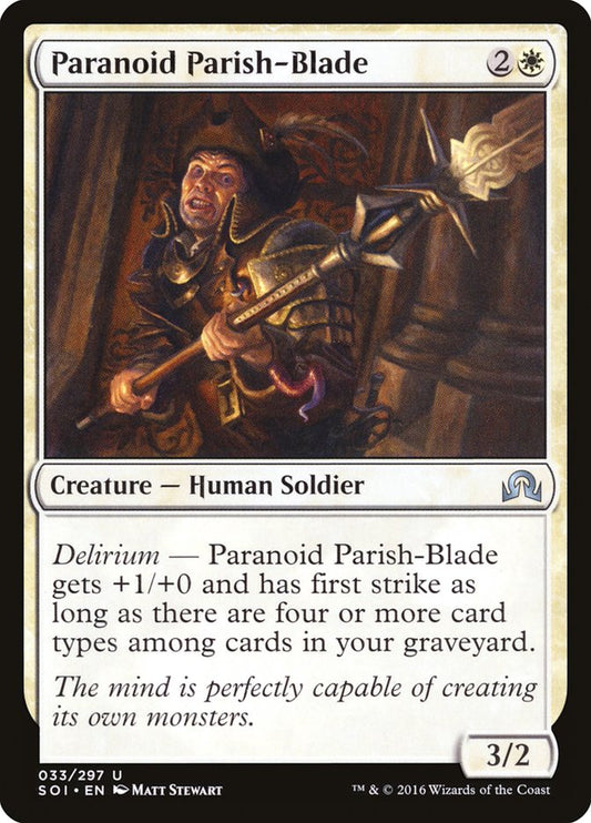 Paranoid Parish-Blade front