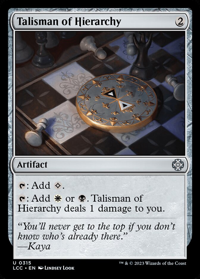 Talisman of Hierarchy front