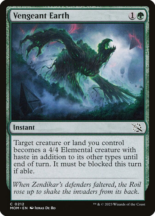Vengeant Earth front