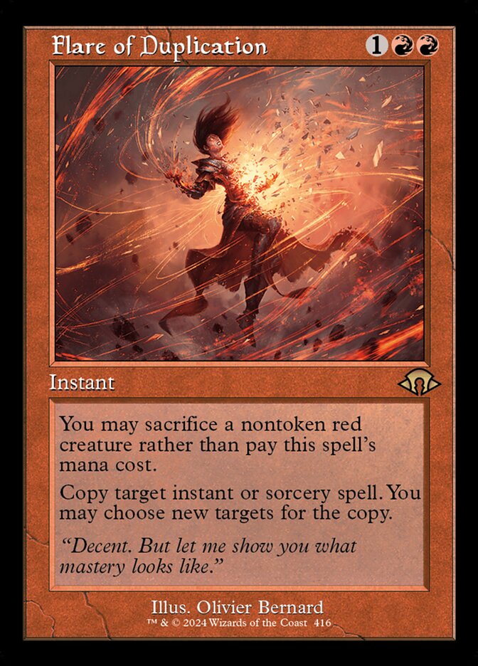 Flare of Duplication front