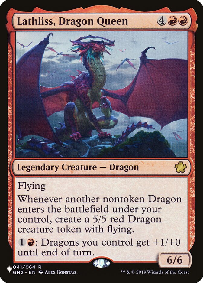 Lathliss, Dragon Queen front
