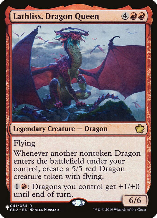 Lathliss, Dragon Queen front