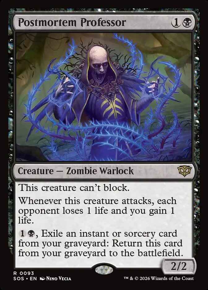 Postmortem Professor