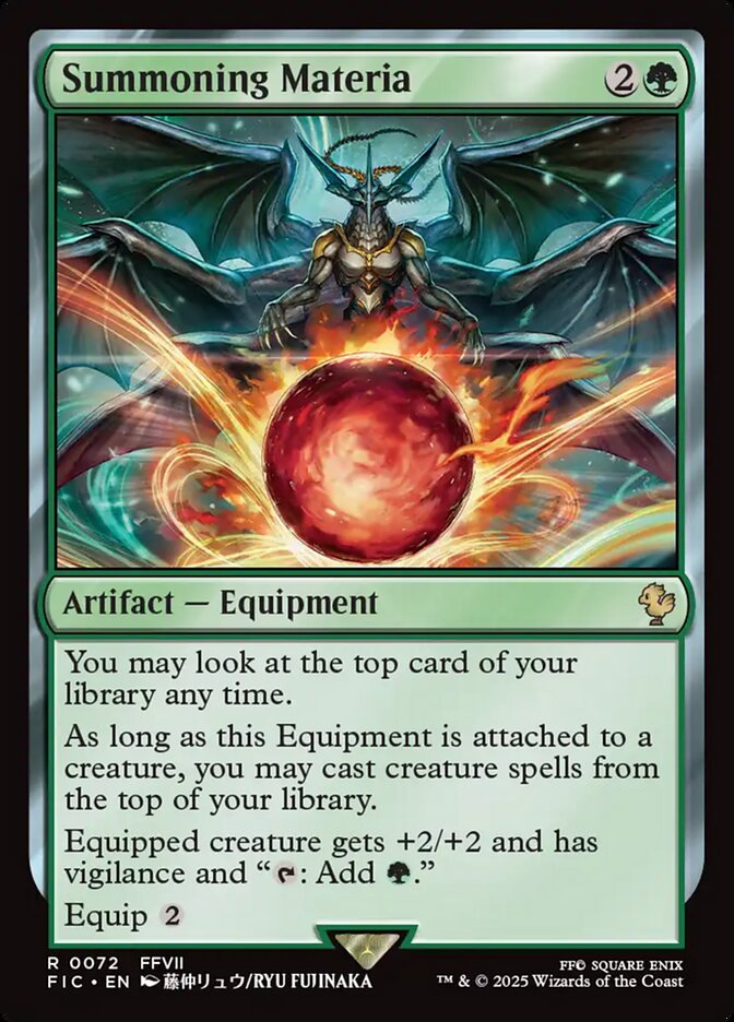 Summoning Materia front