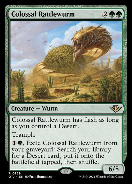 Colossal Rattlewurm front