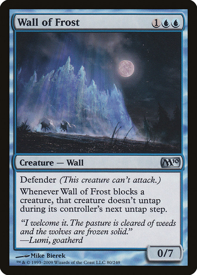 Wall of Frost front