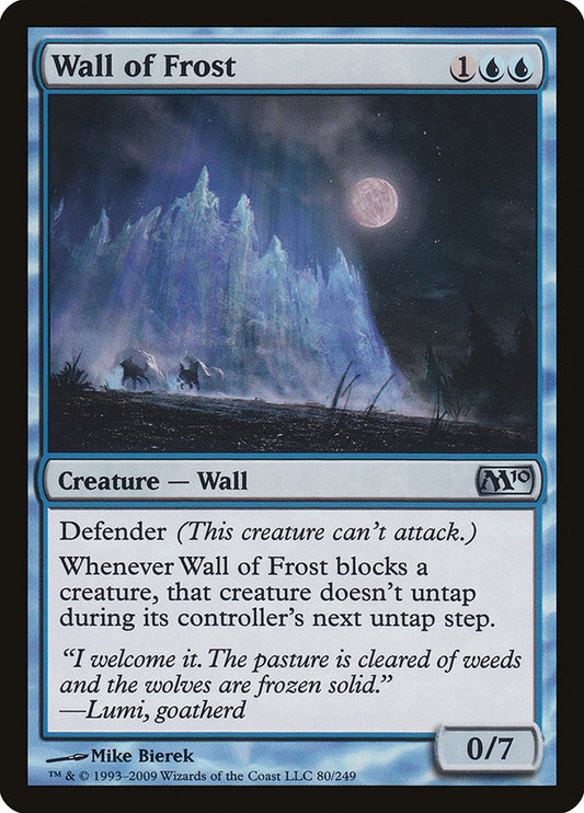Wall of Frost front