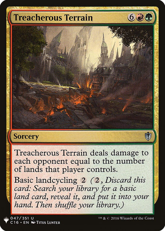 Treacherous Terrain front