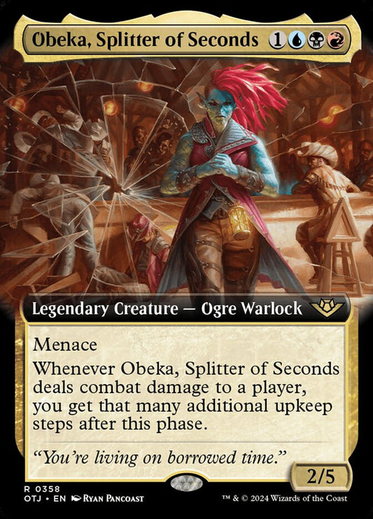 Obeka, Splitter of Seconds front