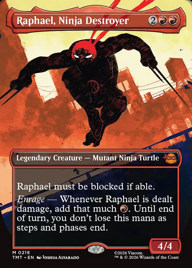 Raphael, Ninja Destroyer front