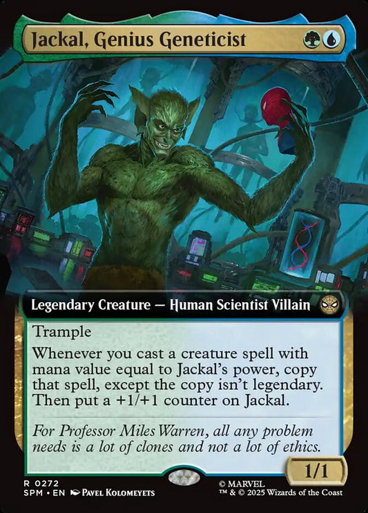Jackal, Genius Geneticist front