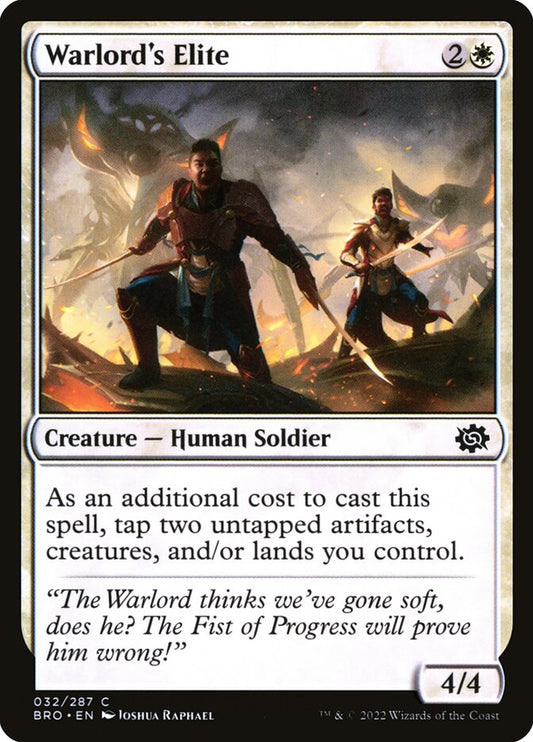 Warlord's Elite front