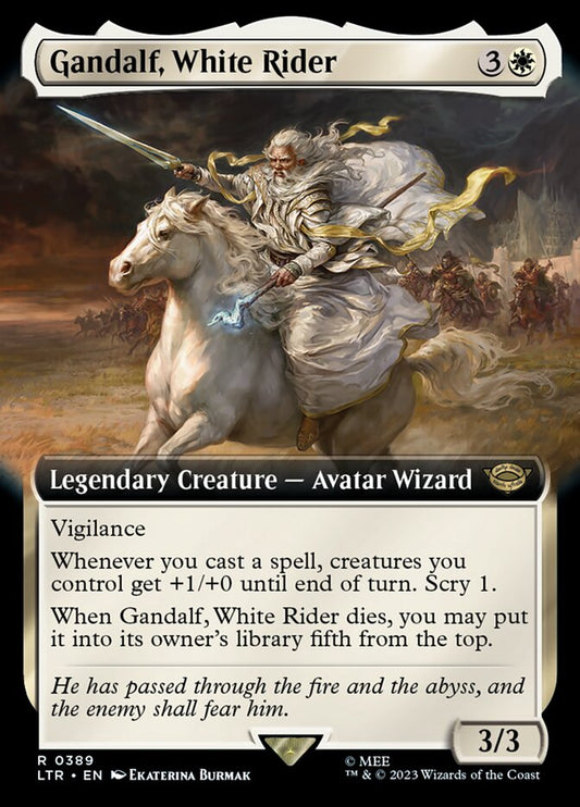 Gandalf, White Rider front