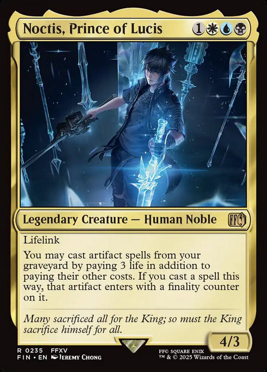Noctis, Prince of Lucis front