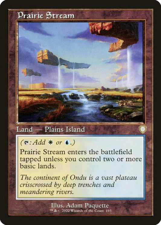 Prairie Stream front