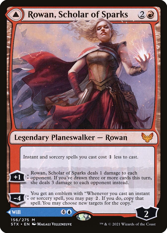 Rowan, Scholar of Sparks // Will, Scholar of Frost front