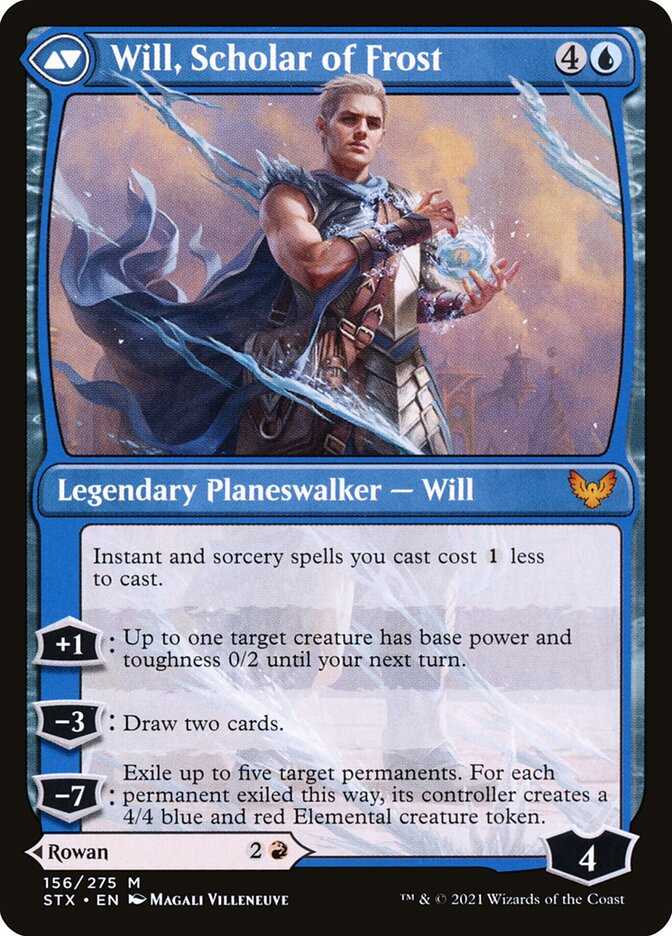 Rowan, Scholar of Sparks // Will, Scholar of Frost back