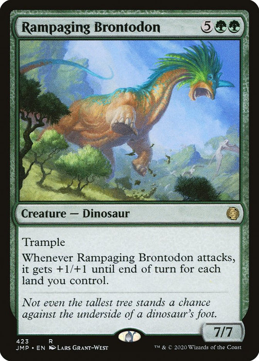 Rampaging Brontodon front
