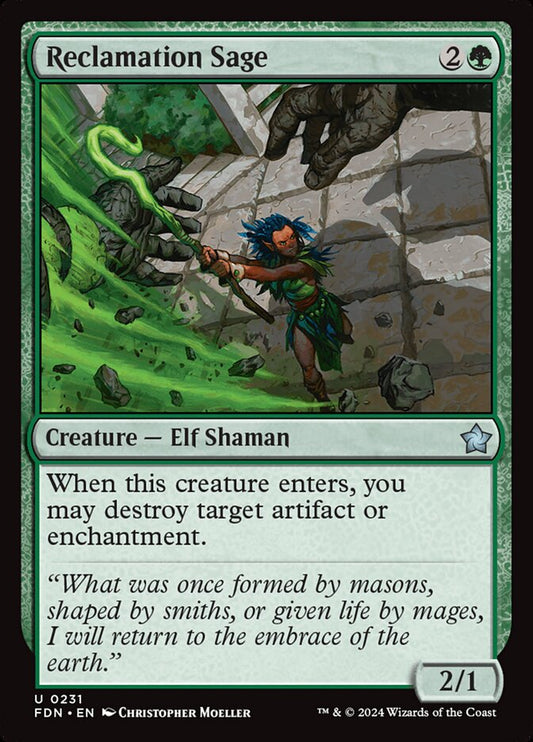 Reclamation Sage front