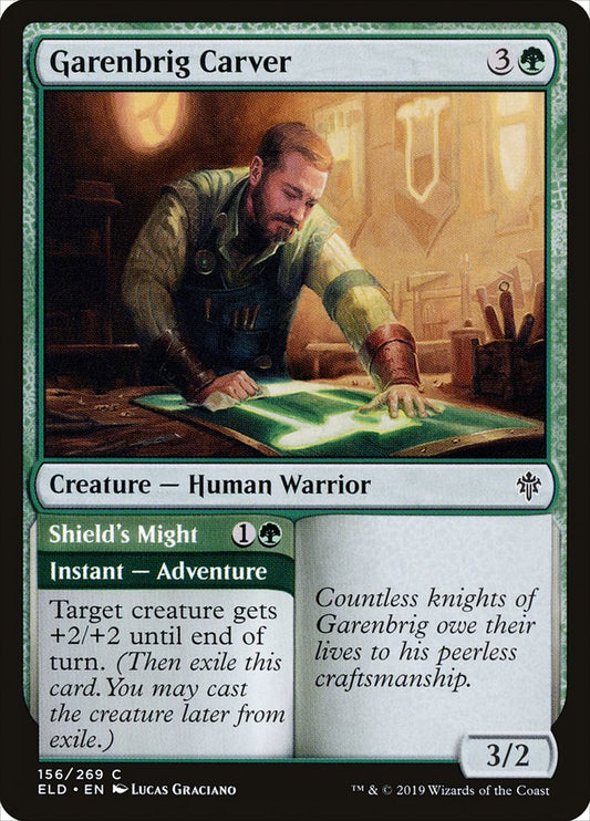 Garenbrig Carver // Shield's Might back