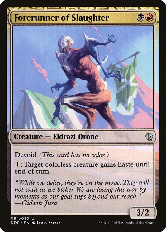 Forerunner of Slaughter front