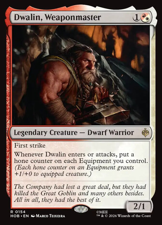 Dwalin, Weaponmaster front