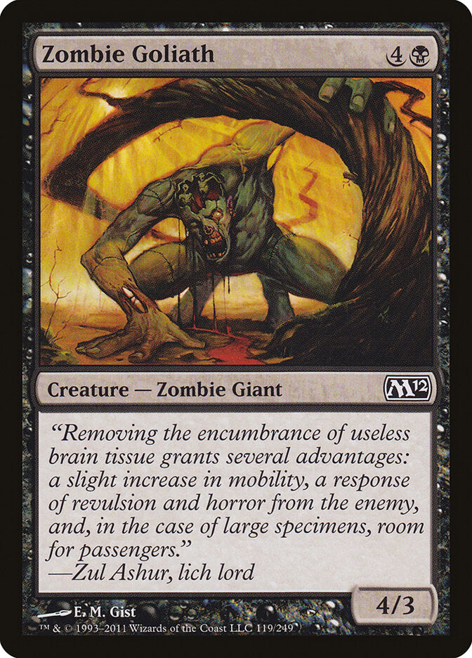 Zombie Goliath front