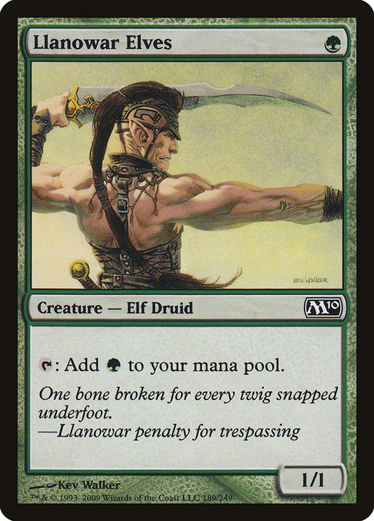 Llanowar Elves front