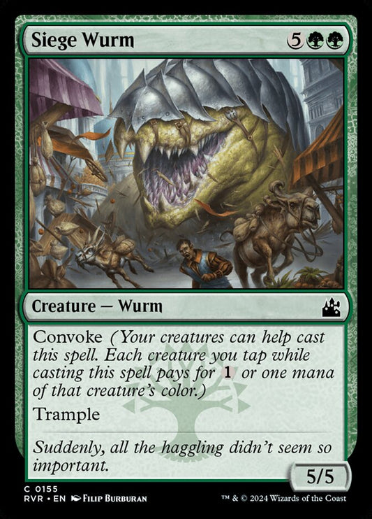 Siege Wurm front