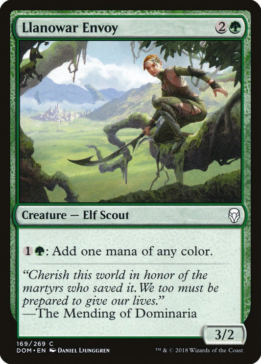 Llanowar Envoy front