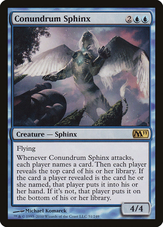 Conundrum Sphinx front