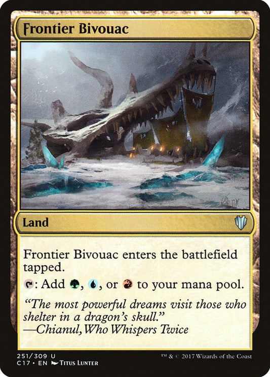 Frontier Bivouac front