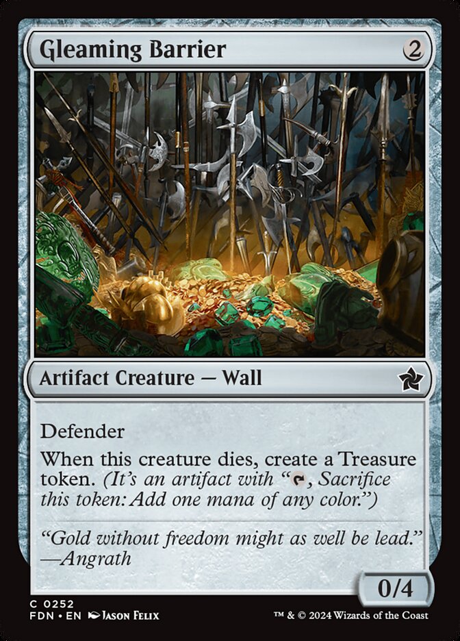 Gleaming Barrier front
