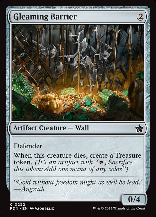 Gleaming Barrier front