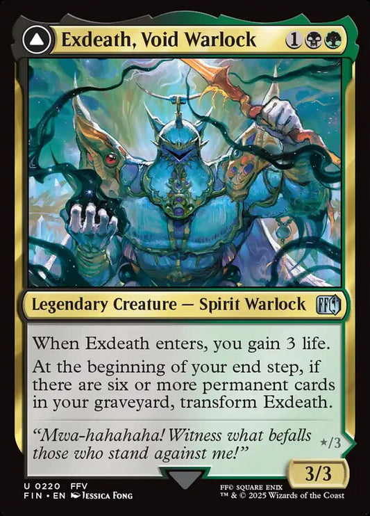Exdeath, Void Warlock // Neo Exdeath, Dimension's End front