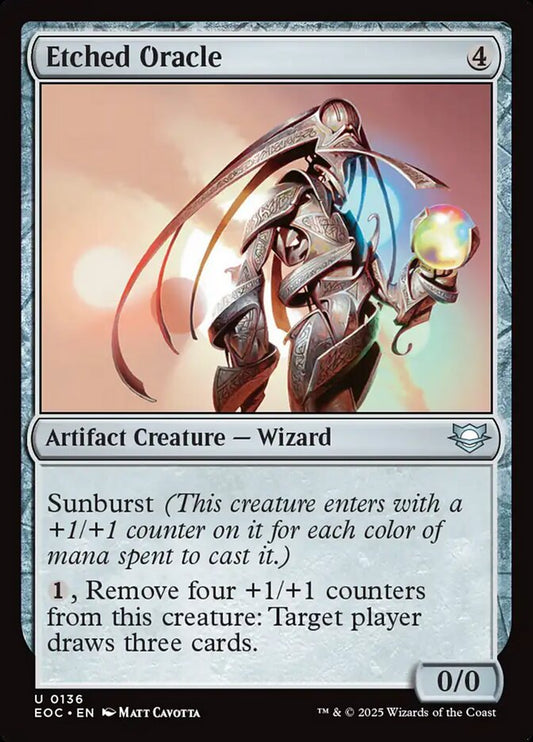 Etched Oracle front