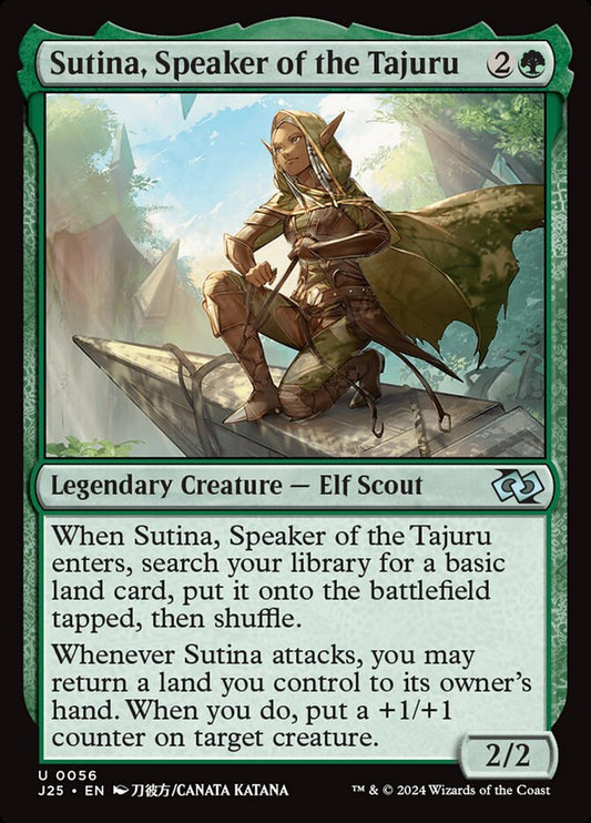 Sutina, Speaker of the Tajuru front