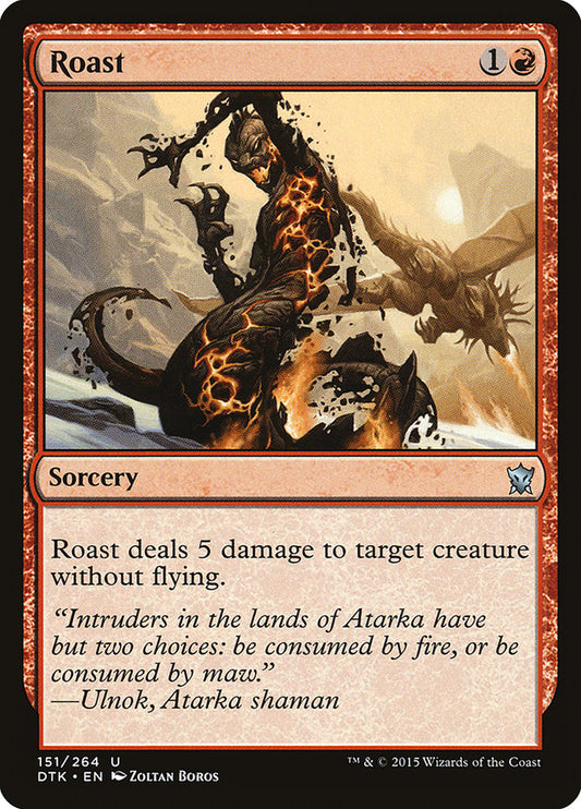 Roast front