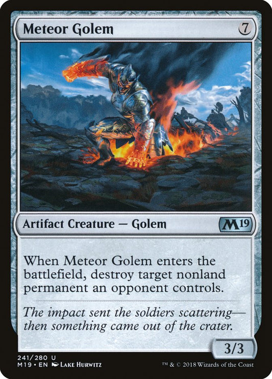 Meteor Golem front