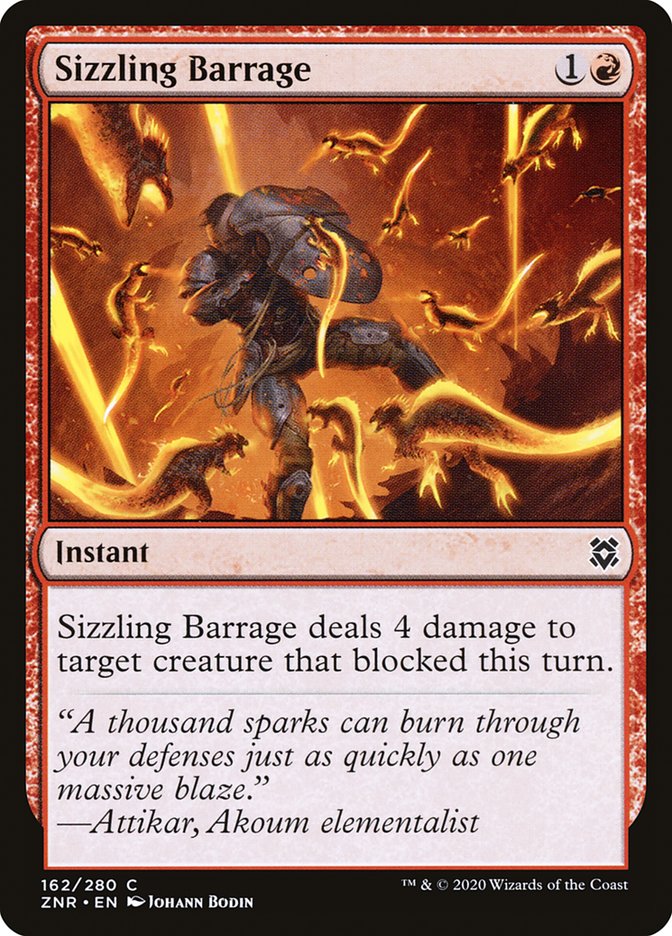 Sizzling Barrage front