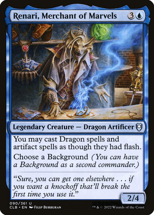 Renari, Merchant of Marvels front